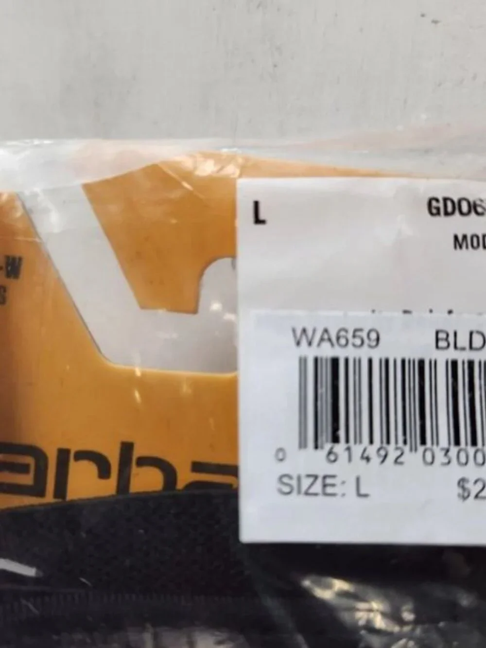Carhartt  Women's High Dexterity Dex ll Secure Cuff Glove  Size Large, Black NWT